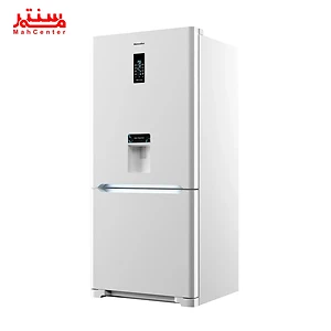 یخچال فریزر پایین آبسردکن دار هیمالیا مدل امگا پلاس HRFN60505 از نمایه بغل